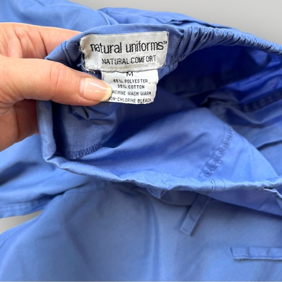 Lot/2 Natural Uniforms Scrub Pants Pink & Blue Sz M - Picture 7 of 10